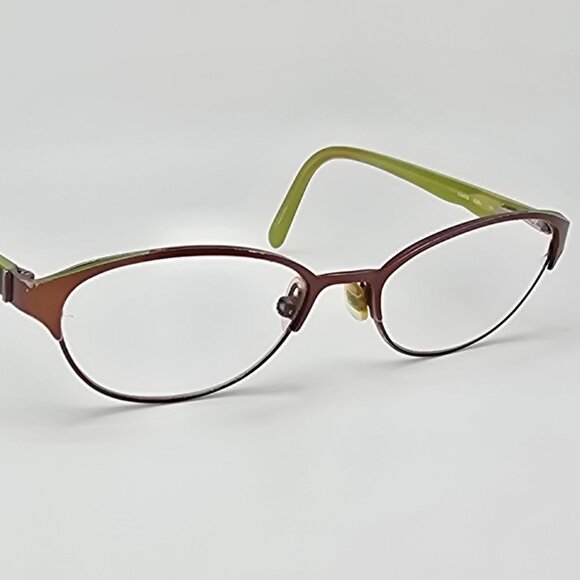 Kate Spade New York Caris Brown Kiwi Cat Eye Eyeglasses Frame w/ Flexhinge 50mm - Picture 6 of 14